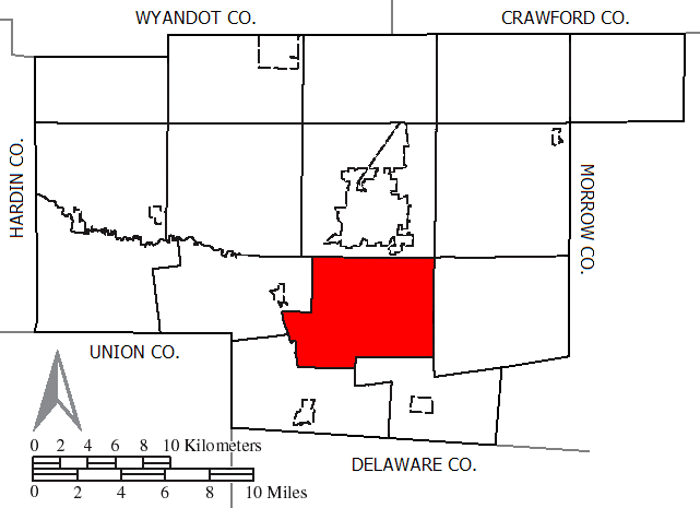 Locator map of Pleasant