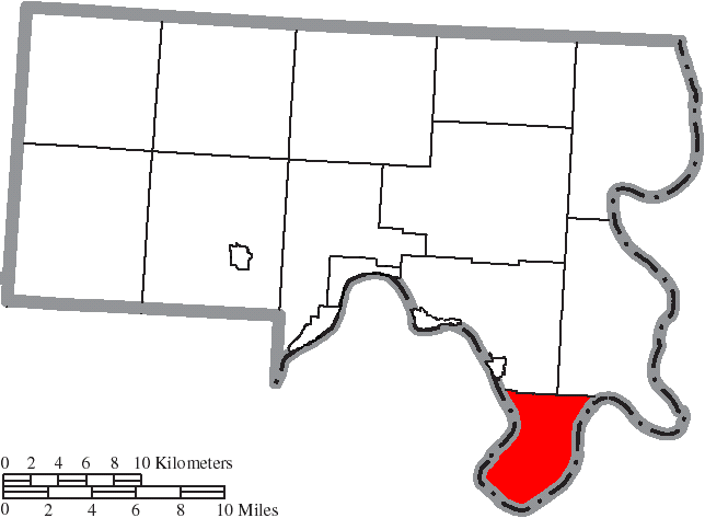 Locator map of Letart