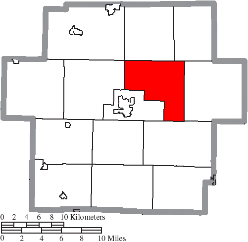 Locator map of Washington