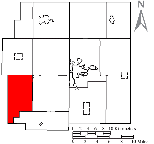 Locator map of Jackson