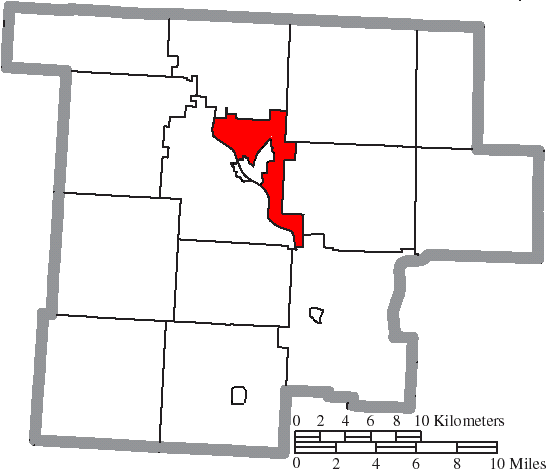 Locator map of Morgan