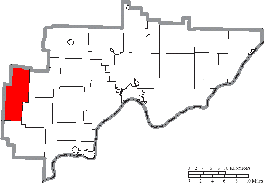 Locator map of Wesley