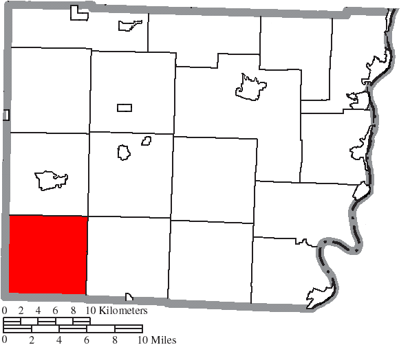 Locator map of Somerset