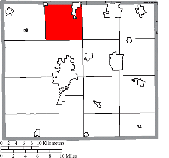 Locator map of Canaan