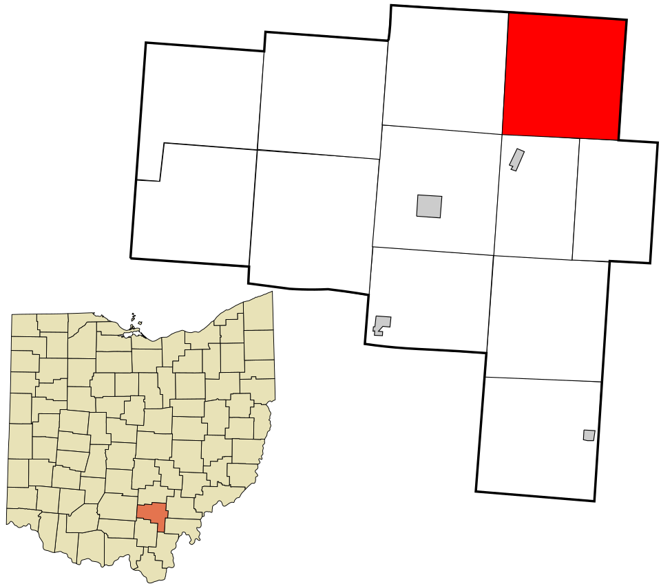 Locator map of Brown