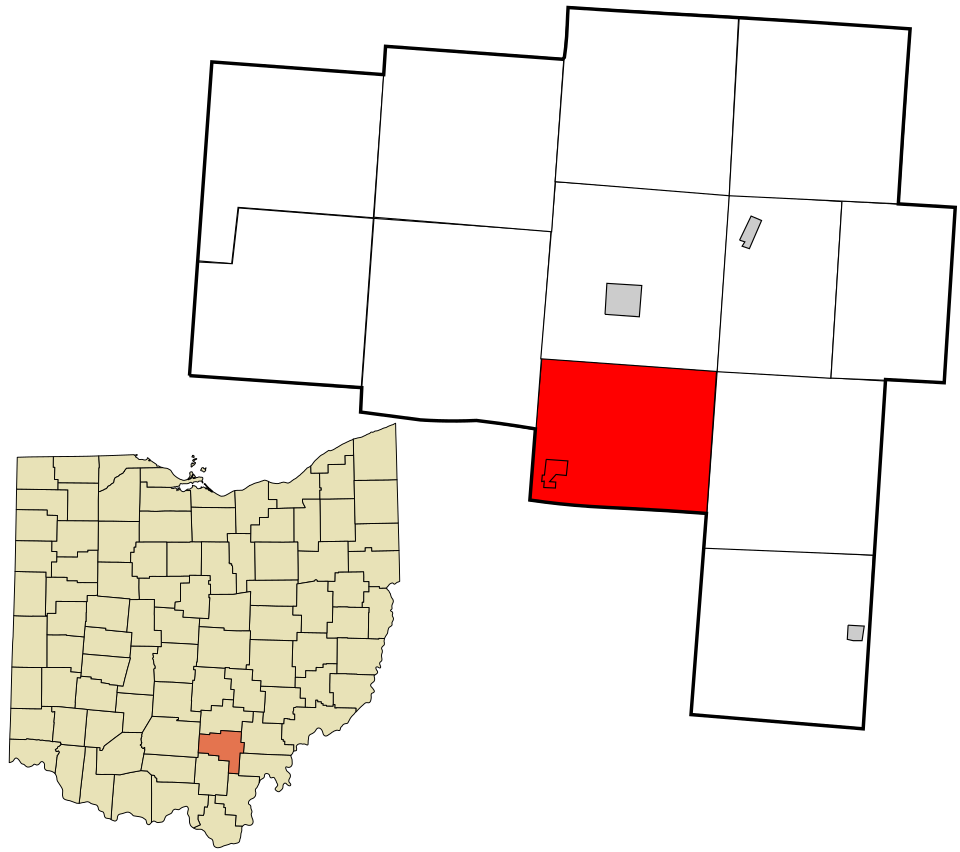 Locator map of Clinton