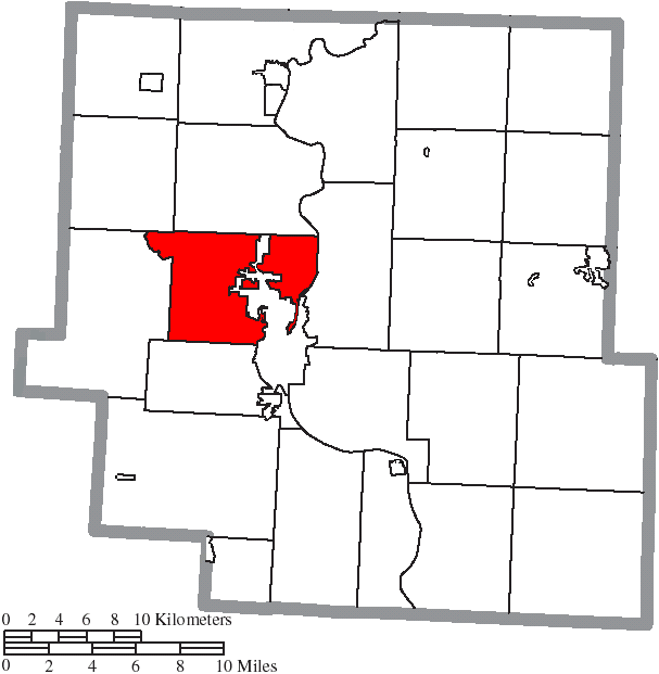 Locator map of Falls