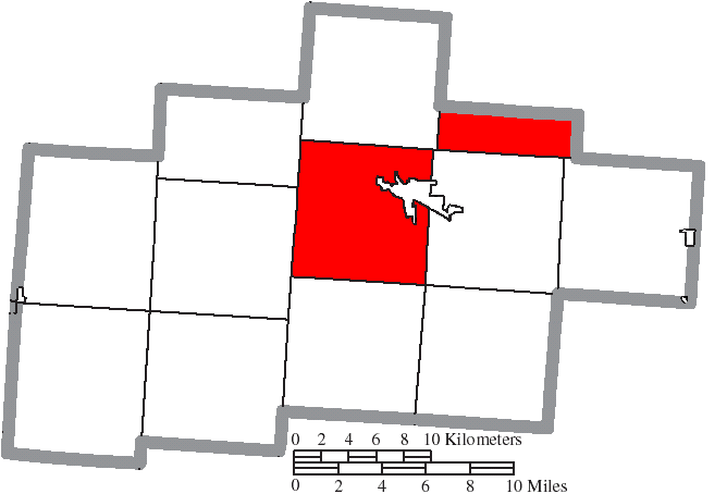 Locator map of Falls