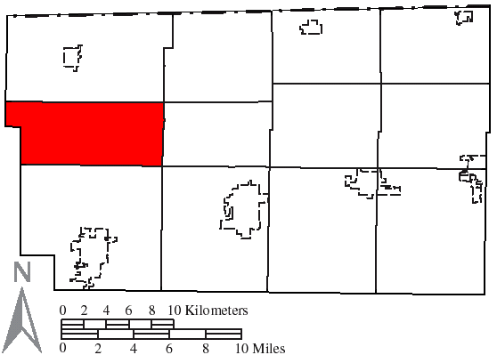 Locator map of Franklin