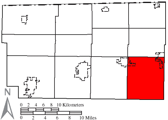 Map of Swan Creek