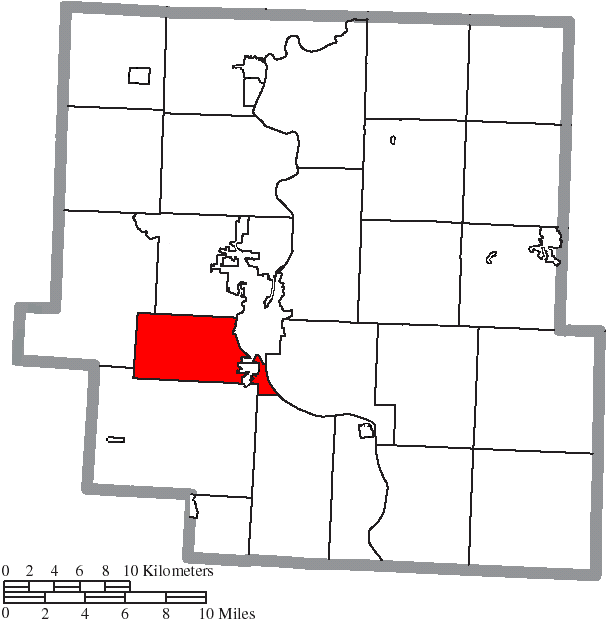 Locator map of Springfield