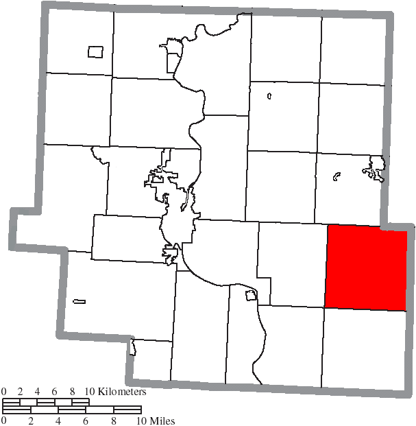 Locator map of Rich Hill
