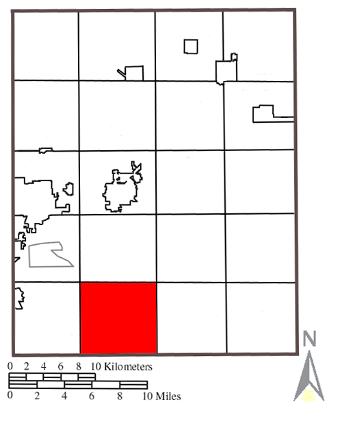 Locator map of Randolph