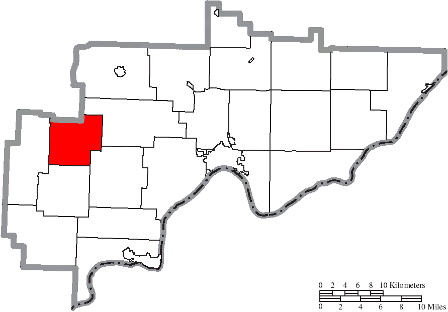Locator map of Palmer