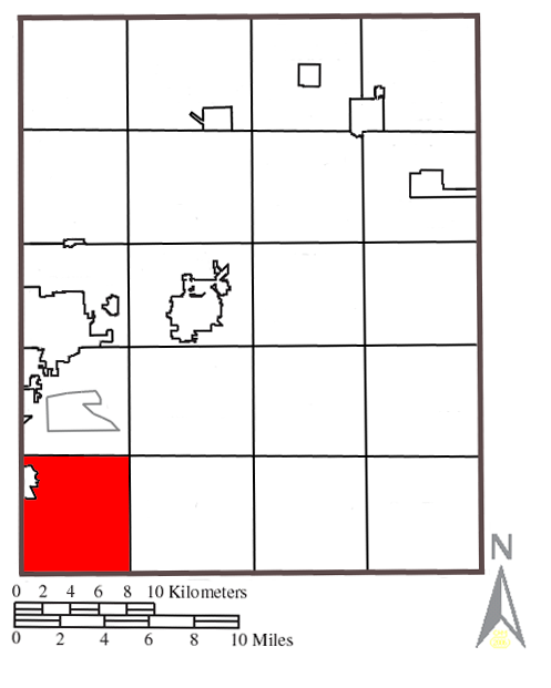 Locator map of Suffield
