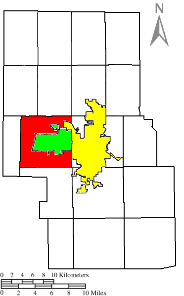 Map of Springfield