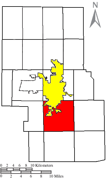 Locator map of Washington