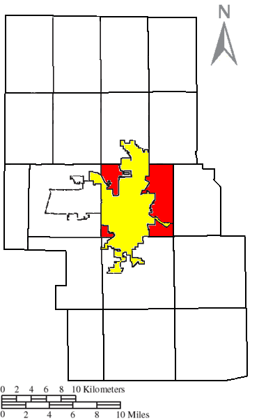 Locator map of Madison