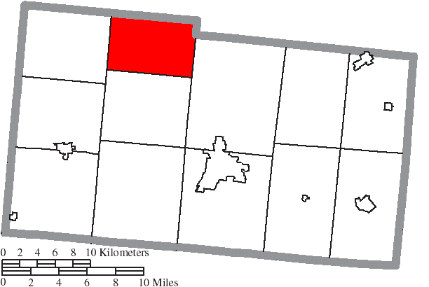 Locator map of Harrison