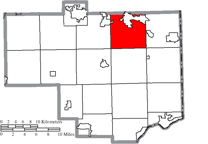 Locator map of Fairfield