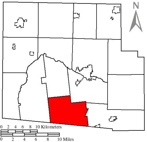 Locator map of Taylor Creek