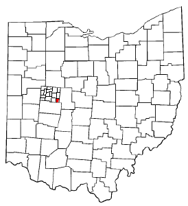 Locator map of Zane