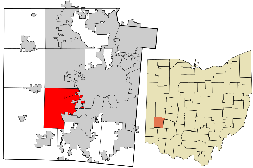 Locator map of Jefferson