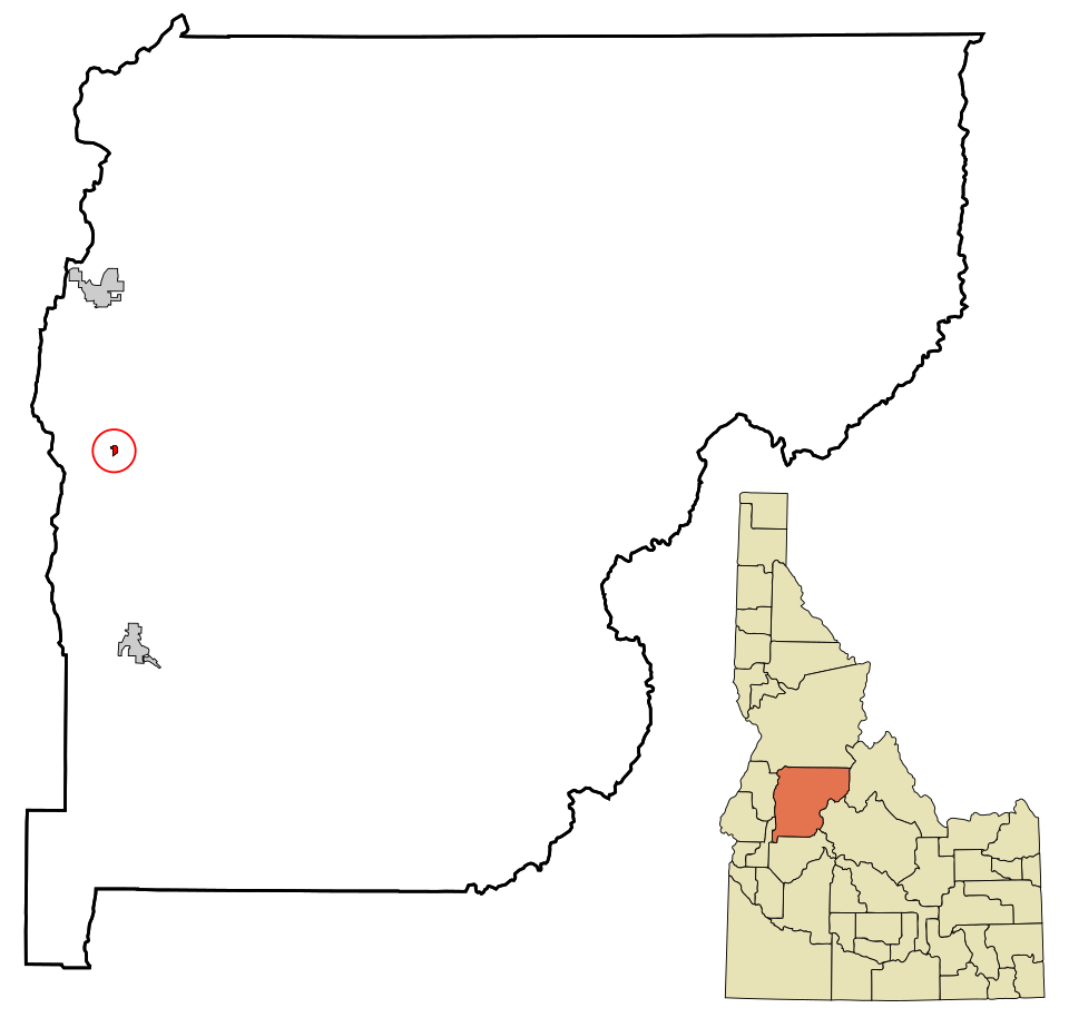 Locator map of Donnelly