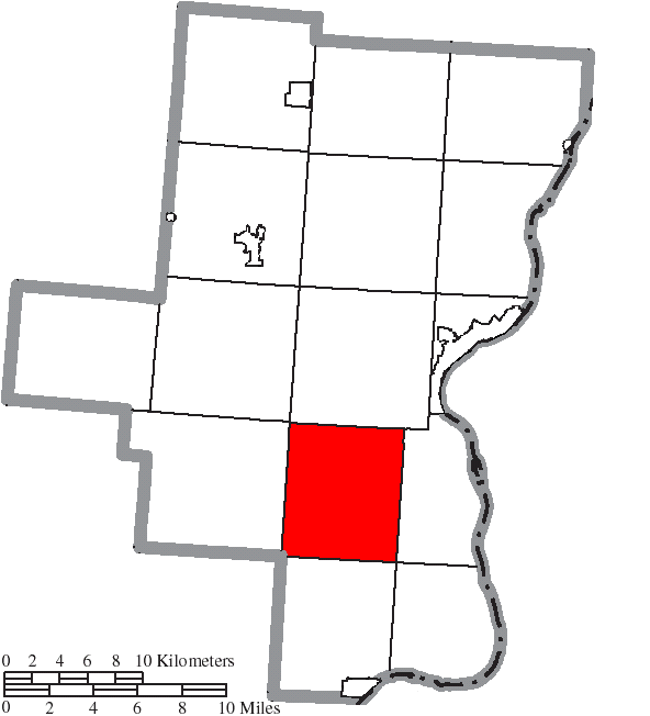 Locator map of Harrison