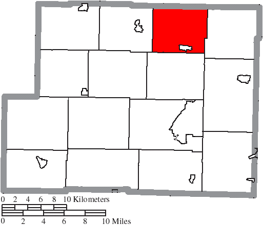 Locator map of Rumley