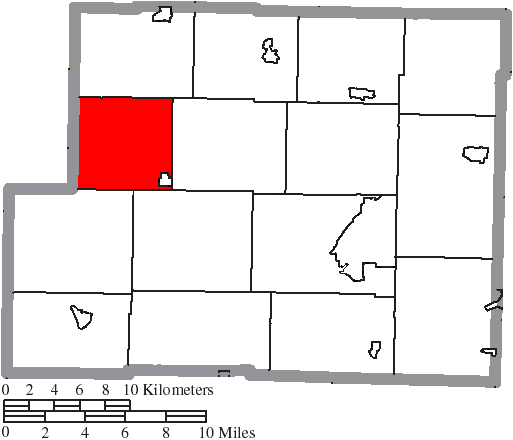 Locator map of Franklin