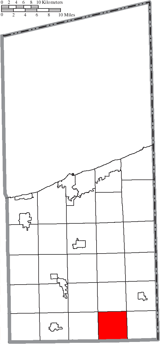 Locator map of Wayne
