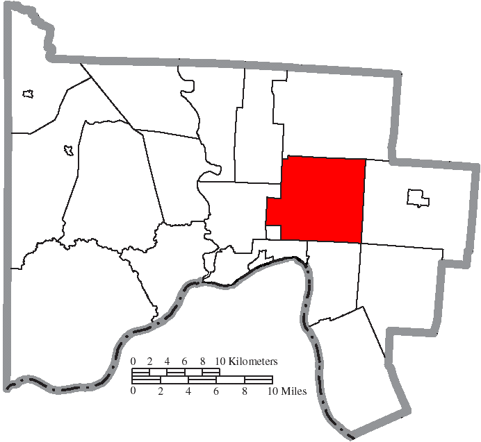 Locator map of Harrison
