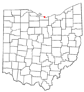 Locator map of Huron