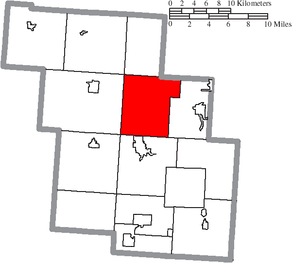 Locator map of Clayton