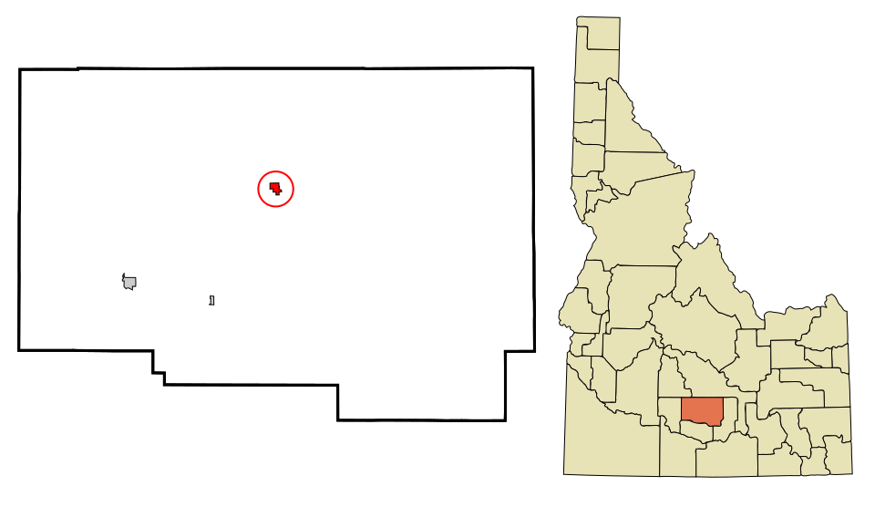 Locator map of Richfield