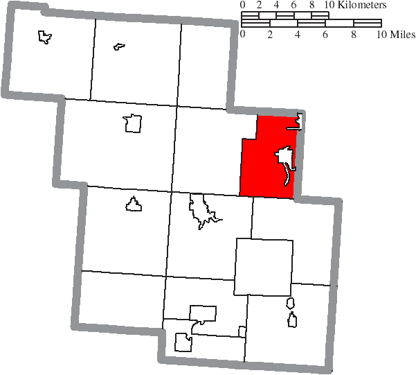 Locator map of Harrison