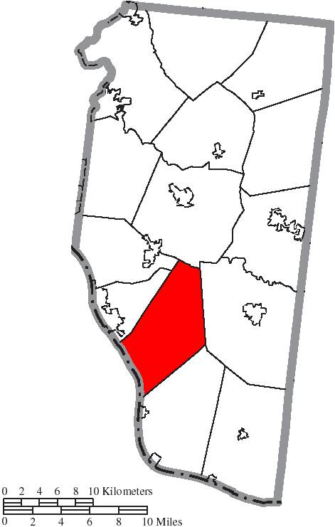 Locator map of Monroe