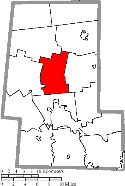Locator map of Taylor