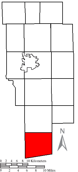 Locator map of Hanover