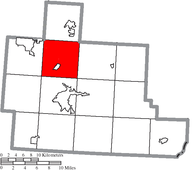 Locator map of Dover