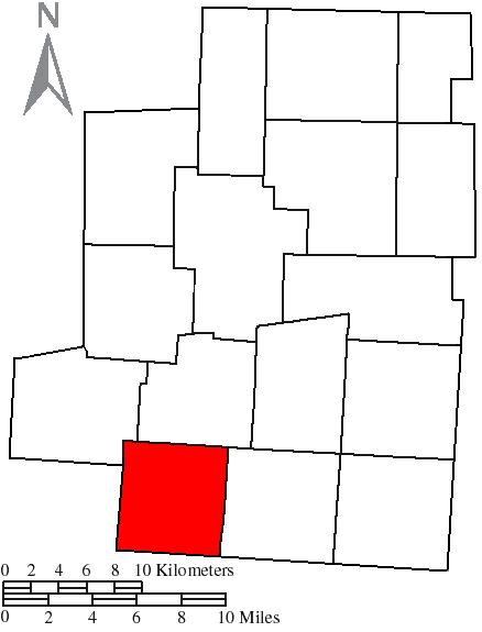 Locator map of Peru