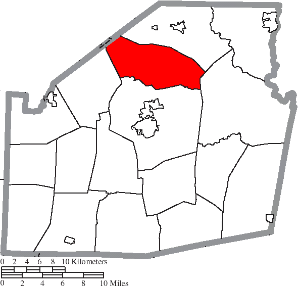 Locator map of Penn