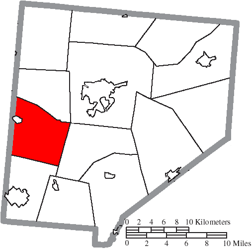 Locator map of Vernon