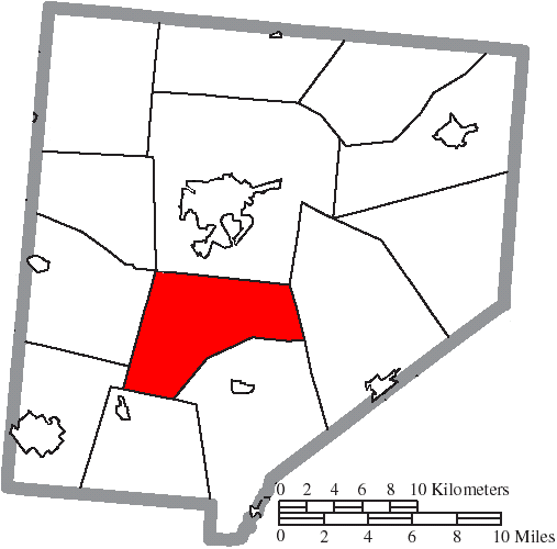 Locator map of Washington