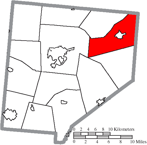 Locator map of Richland