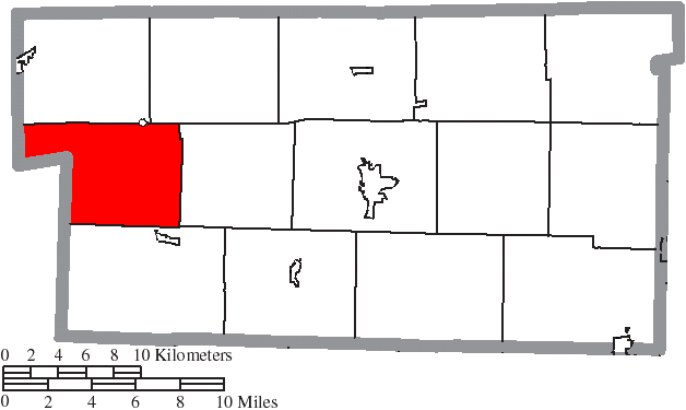 Locator map of Knox
