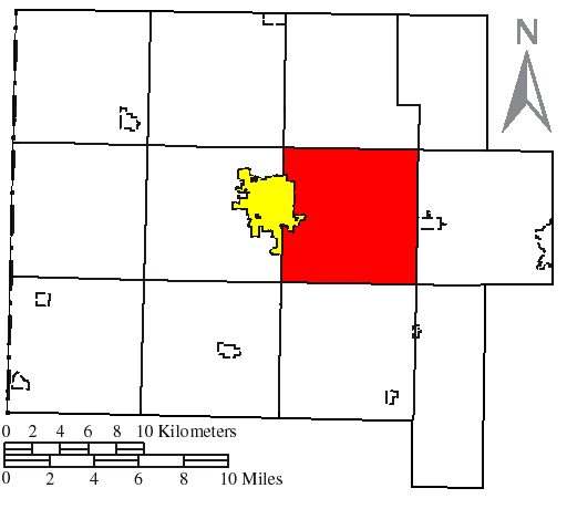 Locator map of Ridge