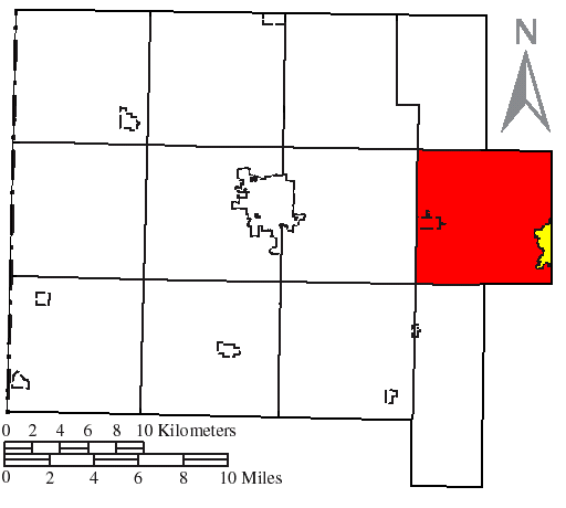 Locator map of Washington