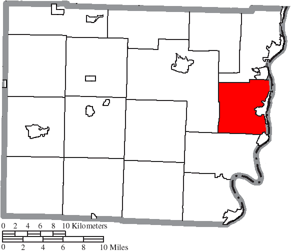 Locator map of Pultney
